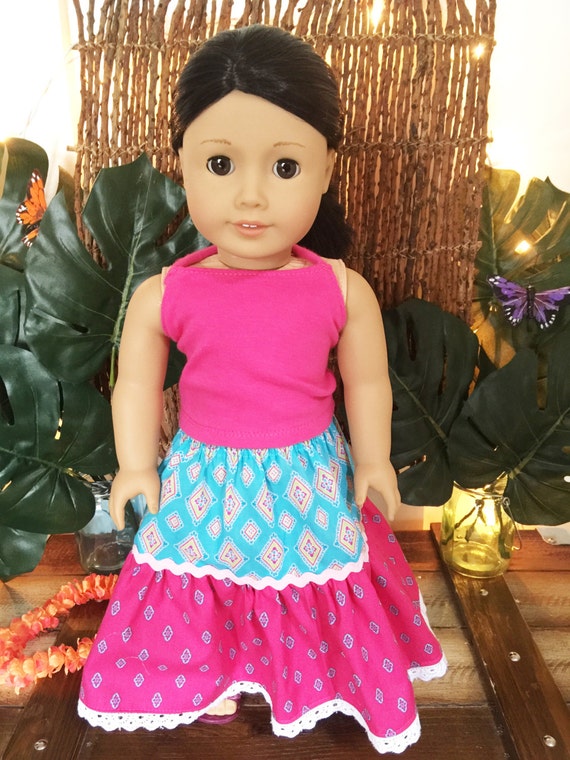 American Girl Doll Skirt for American Girl by LivingCoastalDesign