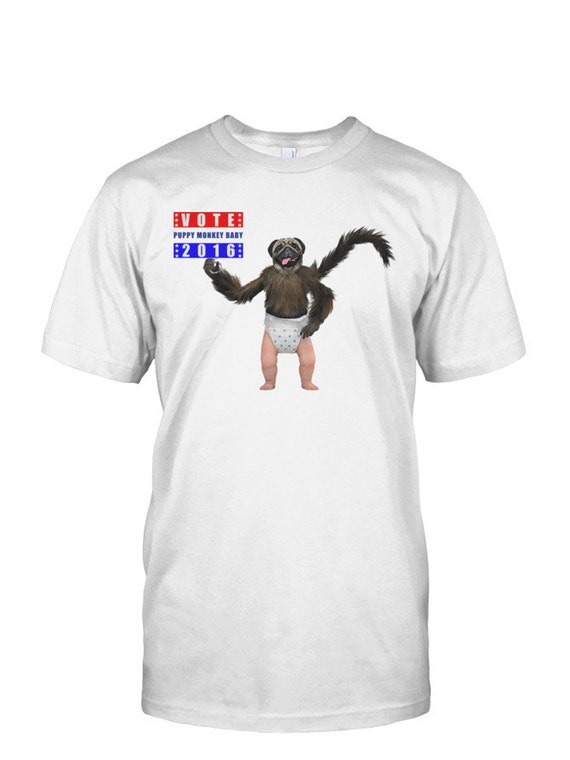 puppy monkey baby shirt vote puppy monkey baby 2016 tshirt by decalsanddecals on etsy puppy monkey baby shirt vote puppy monkey baby 2016 tshirt by decalsanddecals on etsy