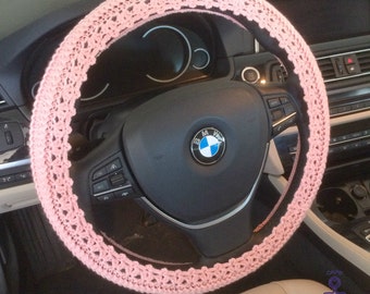 Steering wheel cover car cozy Decor crochet knit accessories car gift
