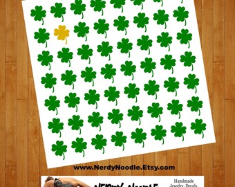 4 Leaf Clover Stickers, 56, Four Leaf Clover Stickers, Clover Stickers, 4 Leaf Clover Envelope Seals, Four Leaf Clover, 4 Leaf, Scrapbooking