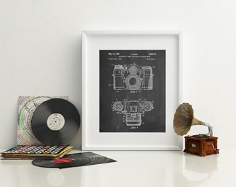 Camera Patent Poster, Camera Patent, Camera Print, Camera Art, Camera Wall Art, PP0006 Z1016