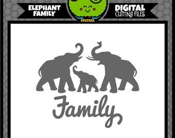 Free Free 331 Elephant Family Svg SVG PNG EPS DXF File