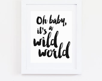 Wild world | Etsy
