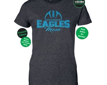 FOOTBALL MOM SHIRT. Football TShirt. Team Football Shirt. Mascot Football Shirt. Football Team Shirt. Sports Team. Football Laces Shirt.