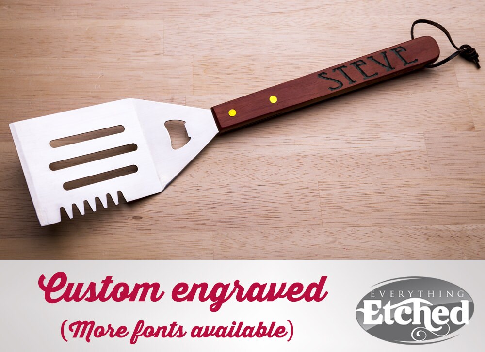 Engraved Spatula Personalized Wedding Gift by EverythingEtchedAZ