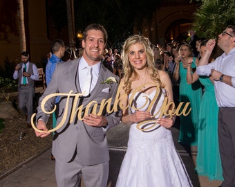 Thank You Wedding Sign Photo Prop, Gracias Rustic Sign for Thank You Cards, Wedding Banner for Photography, Photographer Signs, Wood Cutout