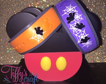 Bat Mickeys & Spider Webs Magic Band Decals
