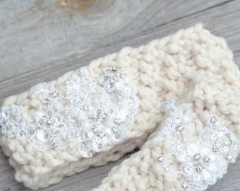 Mother Daughter Matching Headband - Knitted Headband - Knit Ear Warmer-Mommy and me matching headband,Mom and baby headbands,knit headband