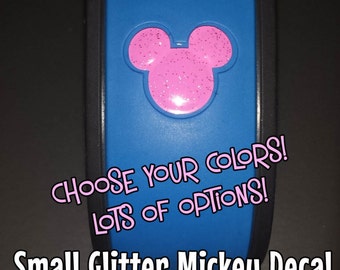 Small Mickey Vinyl Decal for Magic Band - Solid & Glitter