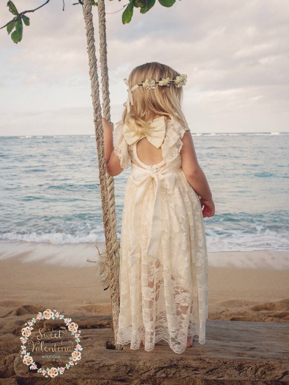Beach Flower Girl Dresses