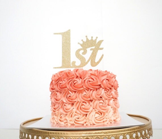 First Birthday Cake Topper One Year Old Cake Topper by First Birthday Cake Topper One Year Old Cake Topper by