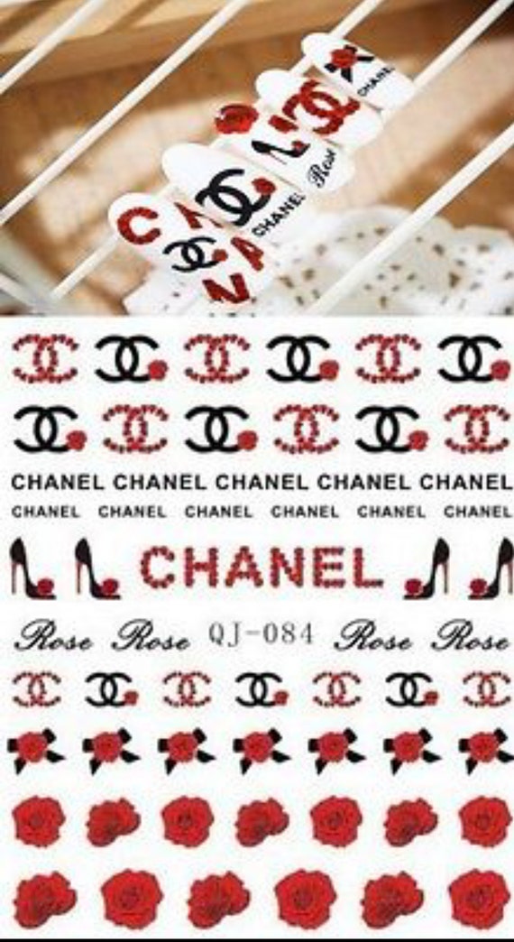 Chanel Nail Art Stickers