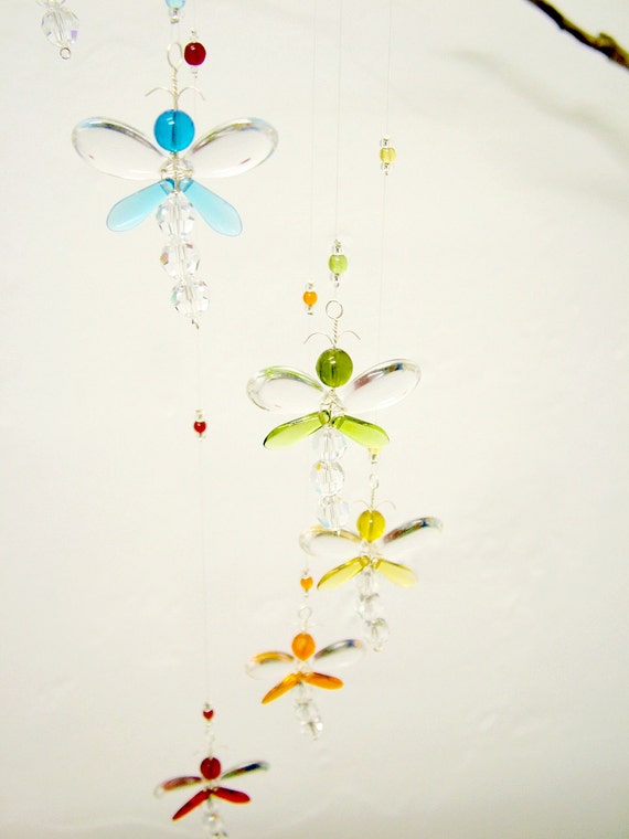 Dragonfly Mobile Nursery Idea Crystal Baby Mobile Baby Boy