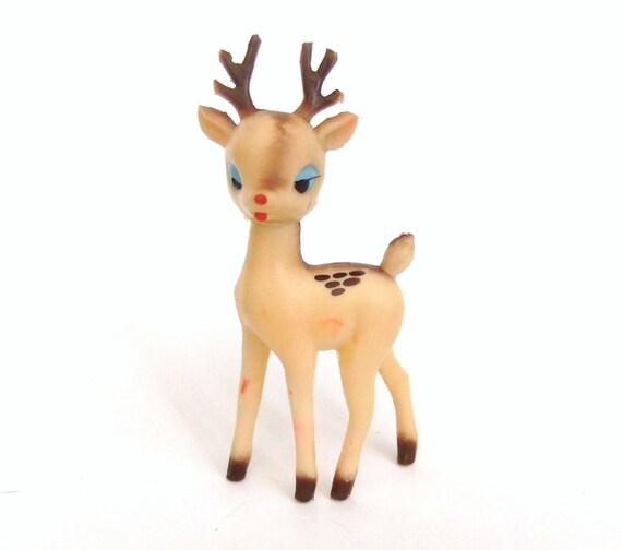 kitsch reindeer figurine movable head vintage 50s 60s japan kitsch reindeer figurine movable head vintage 50s 60s japan
