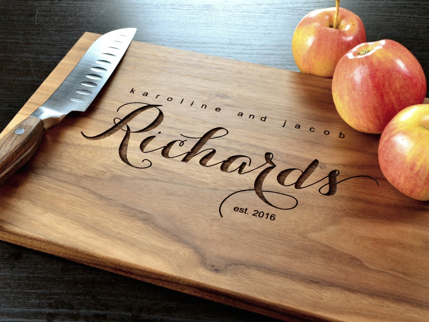 Personalized Cutting BoardEngraved Custom Cutting Board