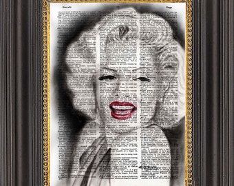 Unique marilyn monroe art related items | Etsy