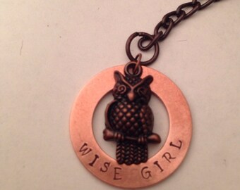 Percy jackson - Annabeth chase - Athena owl - Wise Girl key chain. Greek mythology after Christmas delivery