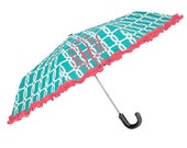 Aurora V2 Umbrella - Made To Order - Turquoise Stripe main image 0