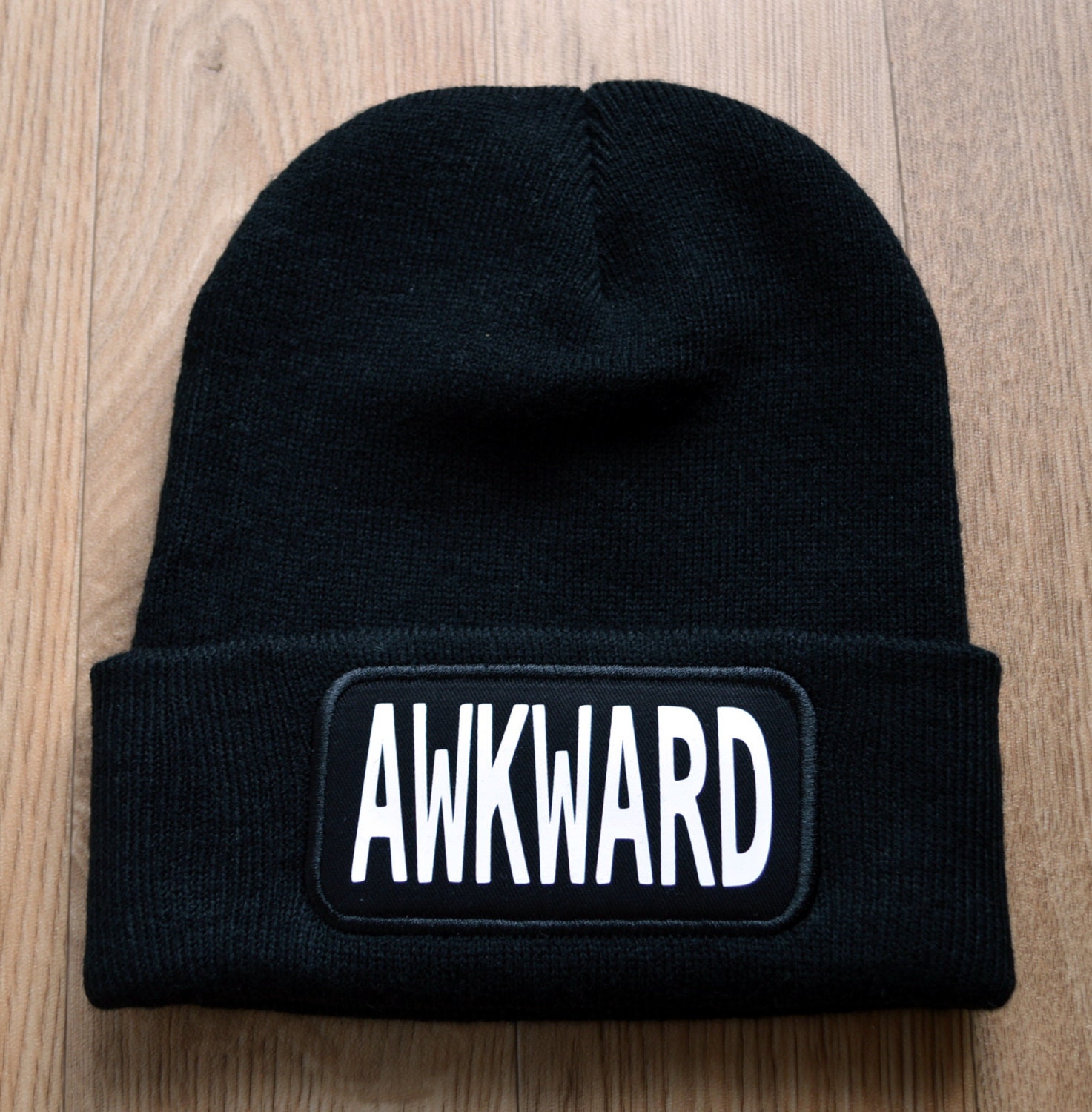 Awkward Beanie Hat Funny Beanie Hat Unisex Beanie Hat 3543