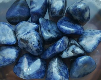 Sodalite Crystal Tumblestone, Sodalite Crystal, Sodalite Stone