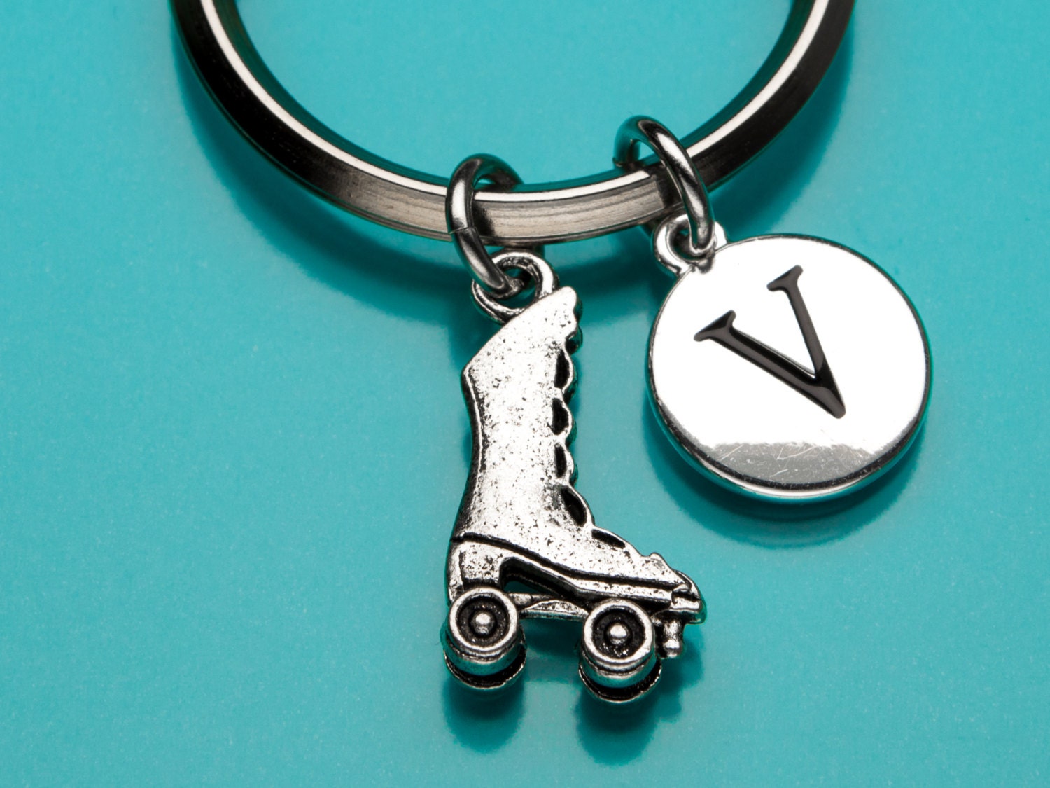 Roller Skate Keychain Roller Skate Key Ring Skating Charm