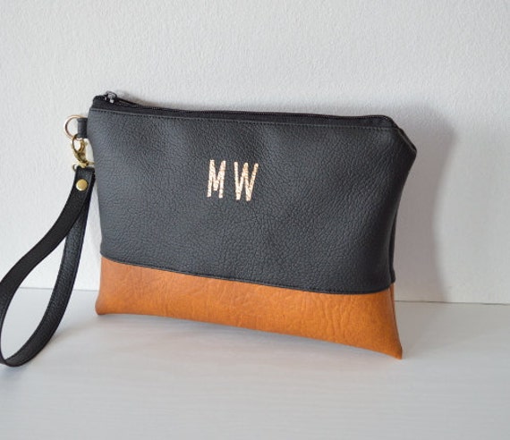 Personalized Wristlet Imprinted Clutch