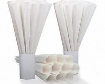 100 Cotton Candy Cones -USA SELLER-New Carnival Party Circus Fair
