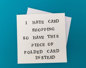 birthday card funny, blank greeting cards, bday cards, brother in law card, birthday cards handmade, 13.5cm square