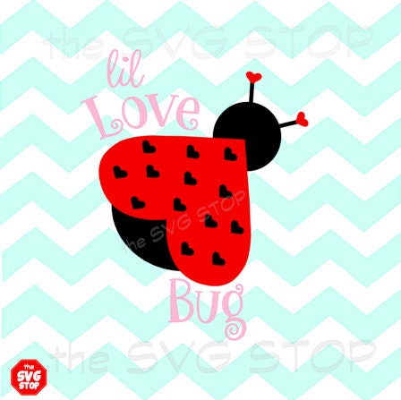 Download Love Bug Valentine's Day SVG and studio files for Cricut