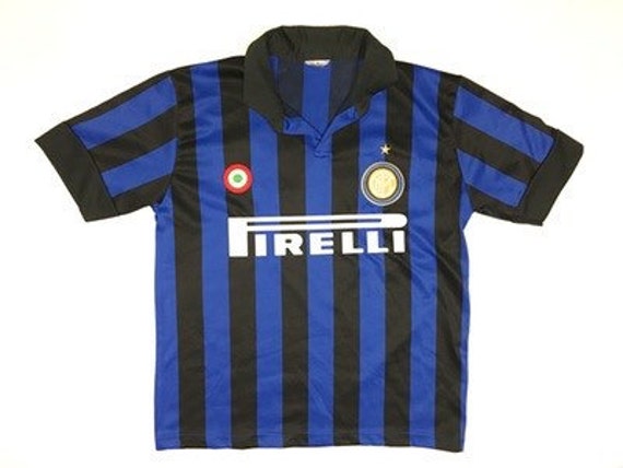 Inter Milan Pirelli Diego Forlan Soccer Jersey by Deja1990vu