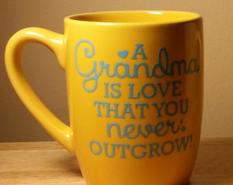 Download Grandma vinyl mug | Etsy