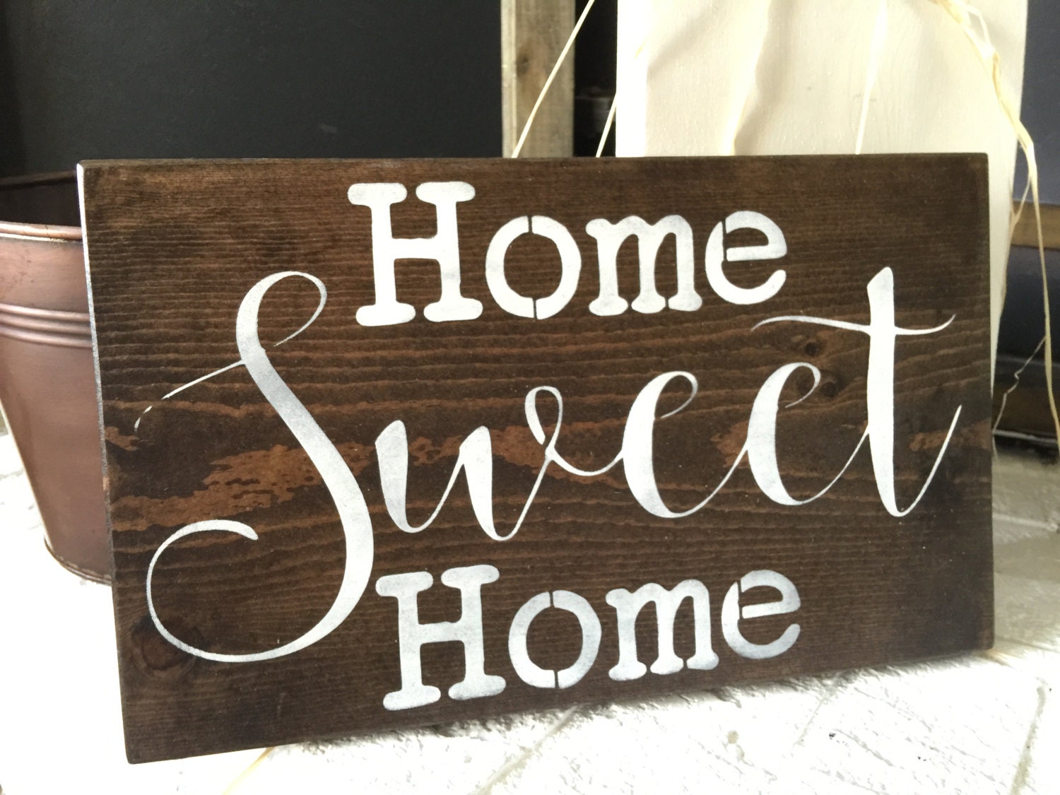 Home Sweet Home Sign Rustic Wall Hanging Rustic Home Decor