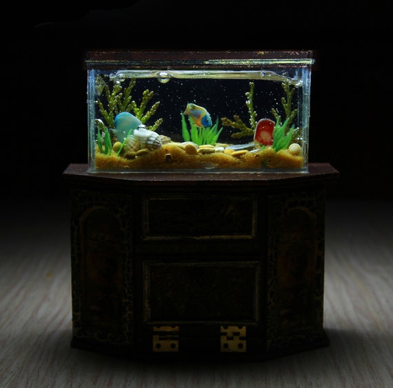 Miniature Dollhouse Miniature miniature aquarium by shopKristi