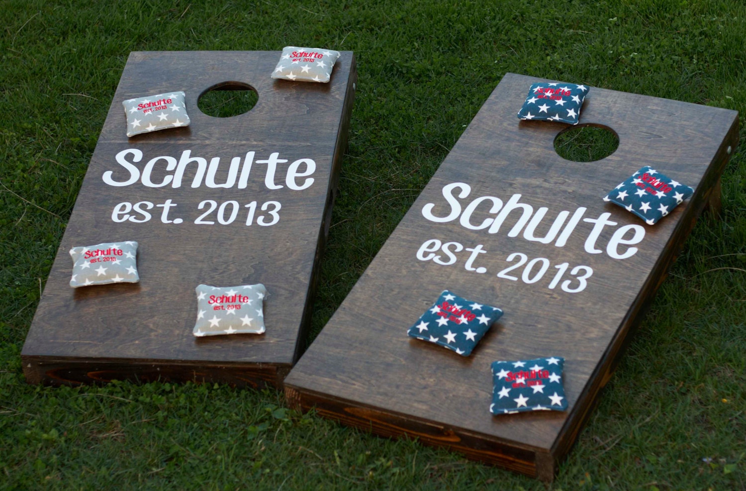 Custom Cornhole Boards & Bags Bean Bag Toss