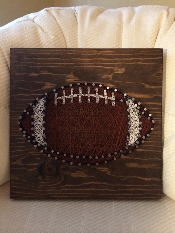 CUSTOM Sports Football String Art by KiwiStrings on Etsy