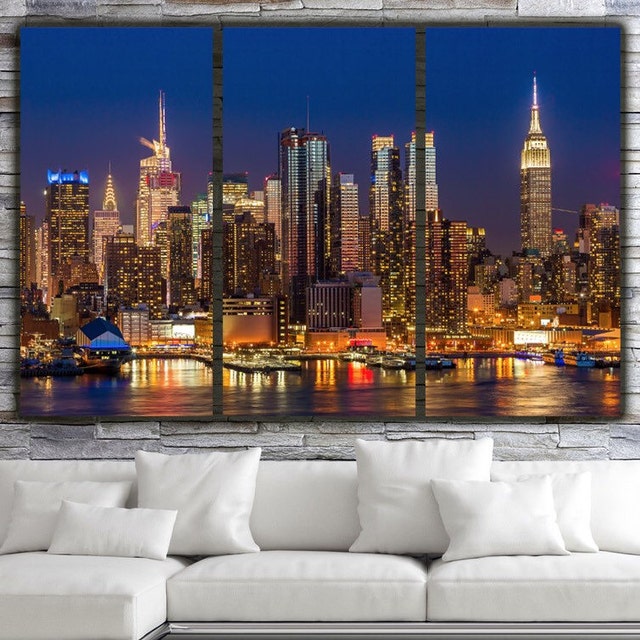 New York City Canvas Wall Art Quality Canvas by BigAppleCanvas