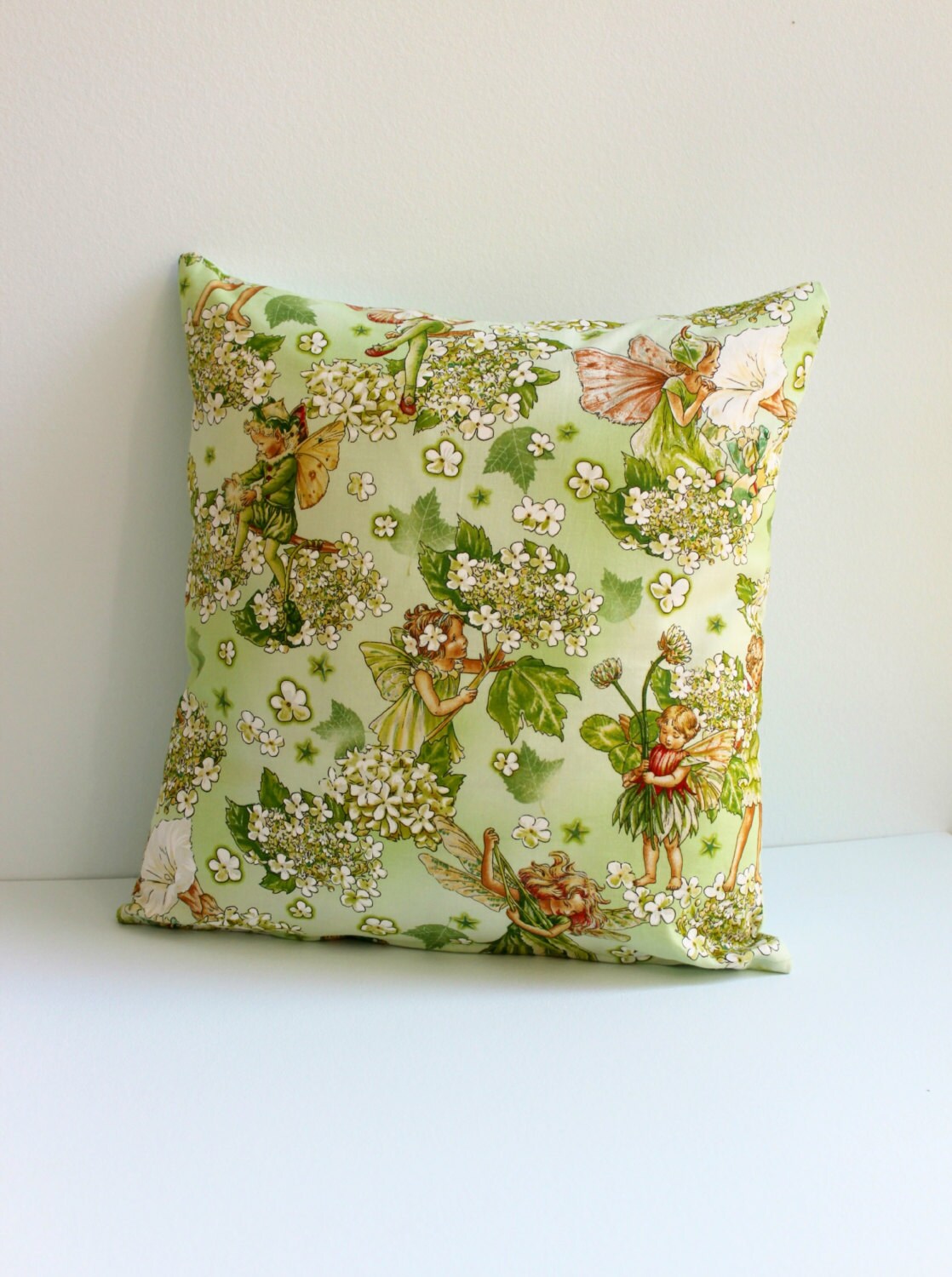 Girls room pillow case fairy decor pillow nursery decorative