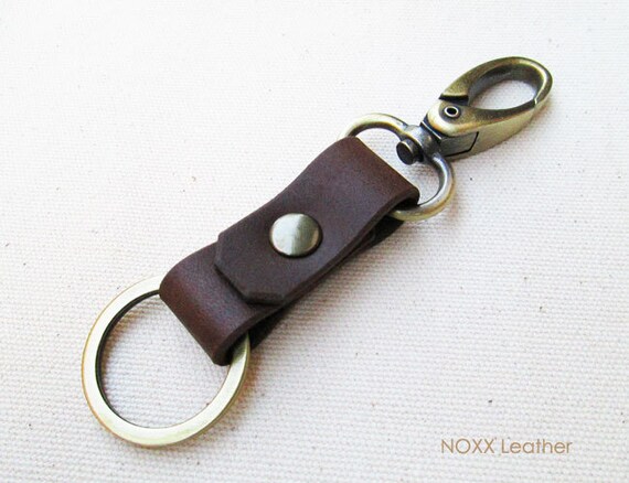 Leather Key Fob Belt Leather Key Chain Belt Clip Leather