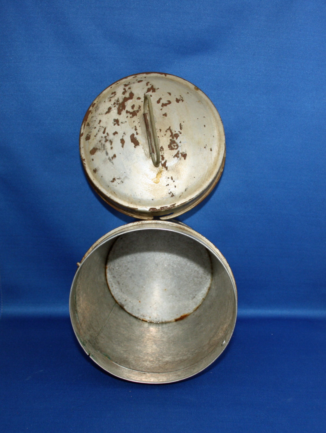 Vintage Primitive Tin Pudding Mold Circa 1900’s Tin Steam Mold Mould