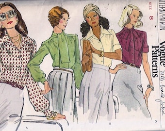 Misses' Blouse / Chemisier pour femme - Very Easy Very Vogue, no 8749