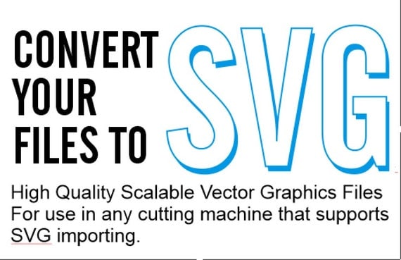 Convert your files to SVG