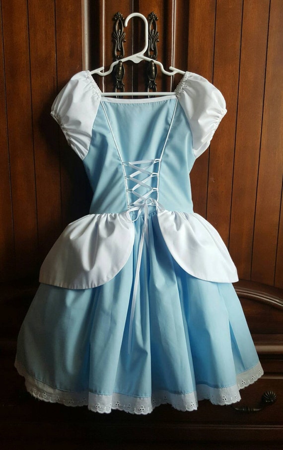 Items similar to 100% Cotton Cinderella inspired dress with Petticoat ...