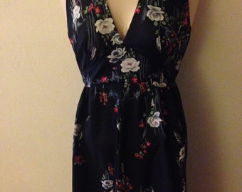 1970's Hawaiian Halter Dress