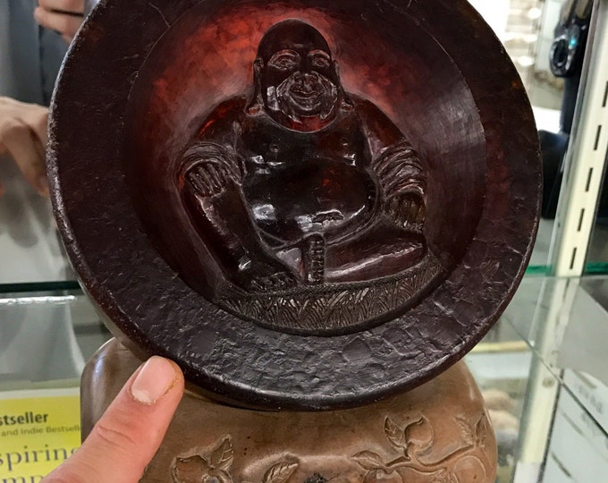 Natural Amber Buddha- Hand carved from Baltic Amber- Museum Quality w/ Certificate- Buddha \ Amber \ Amber Buddha \ Stone Buddha \ Crystal
