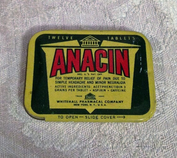 Anacin Aspirin Tin