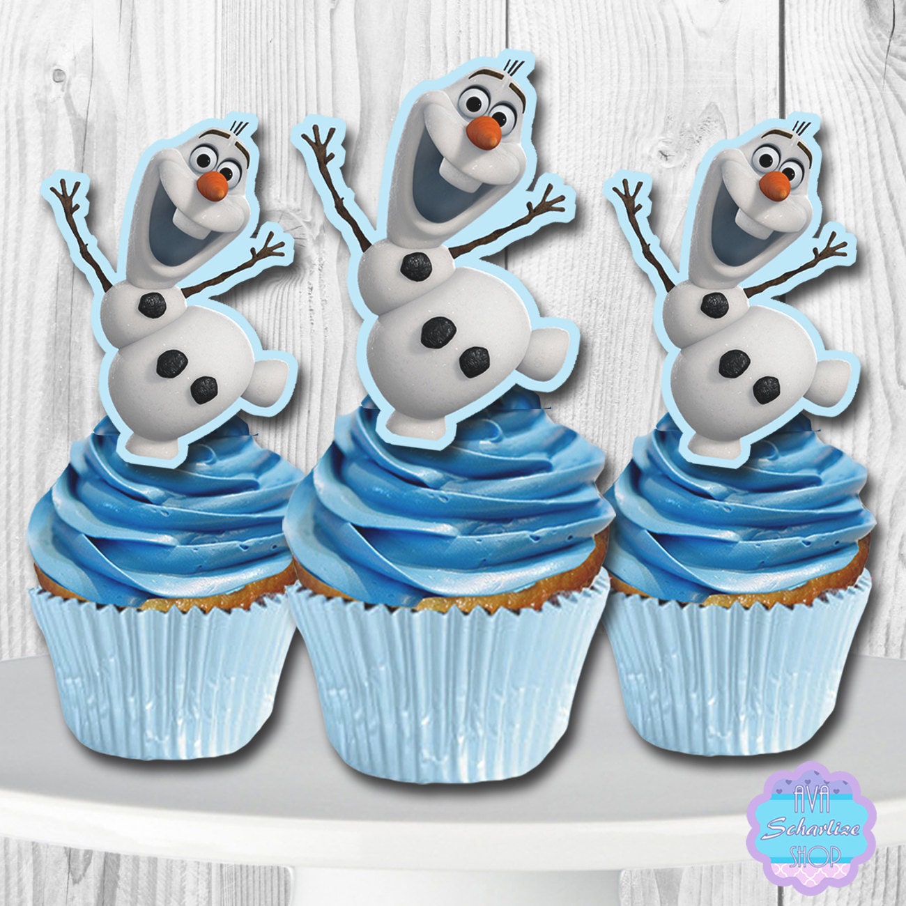 disney frozen olaf cupcake toppers cupcake picks printable