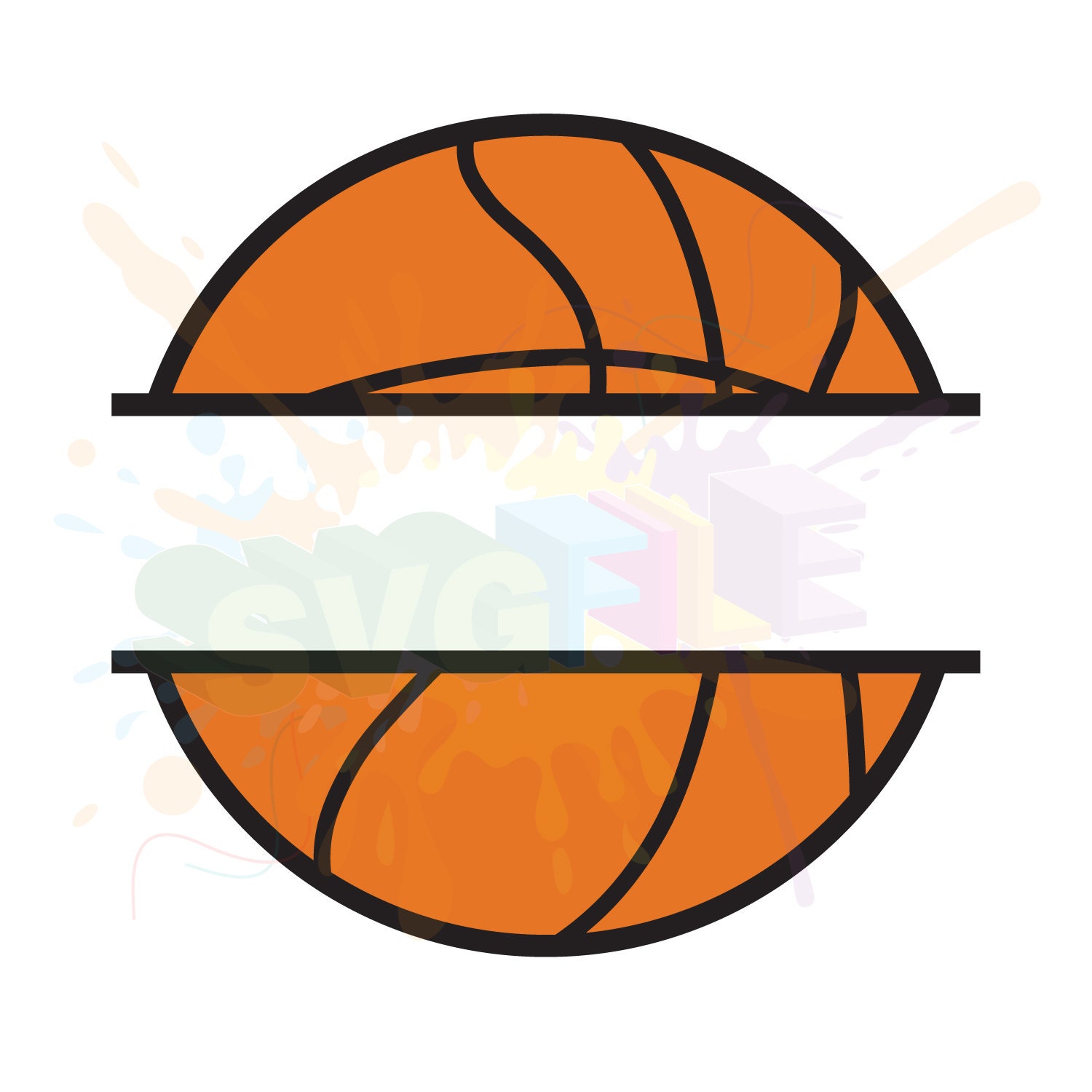 Download Basketball Monogram SVG Files for Cutting Sports Cricut SVG