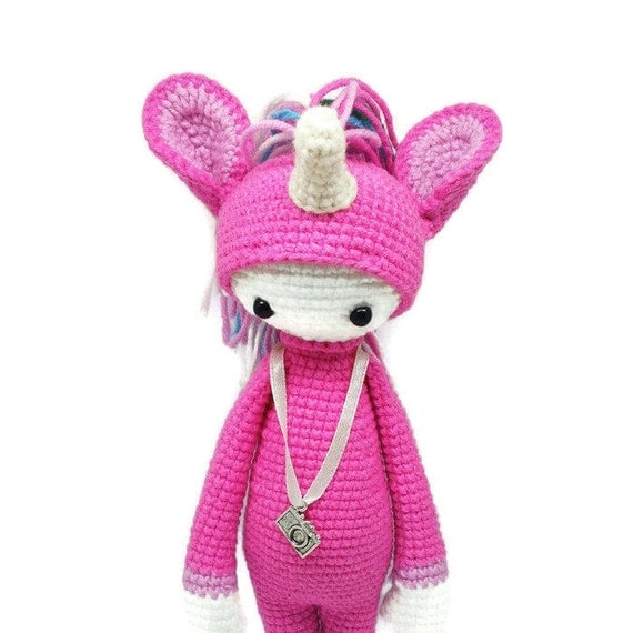Handmade Crochet Toy Amigurumi Doll Unicorn by delorukami ...