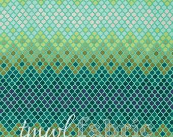 Woven Fabric - Tula Pink Eden Mosaic Moss - Fat Quarter Yard +