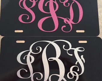 Personalized Monogram License Plate- Aluminum
